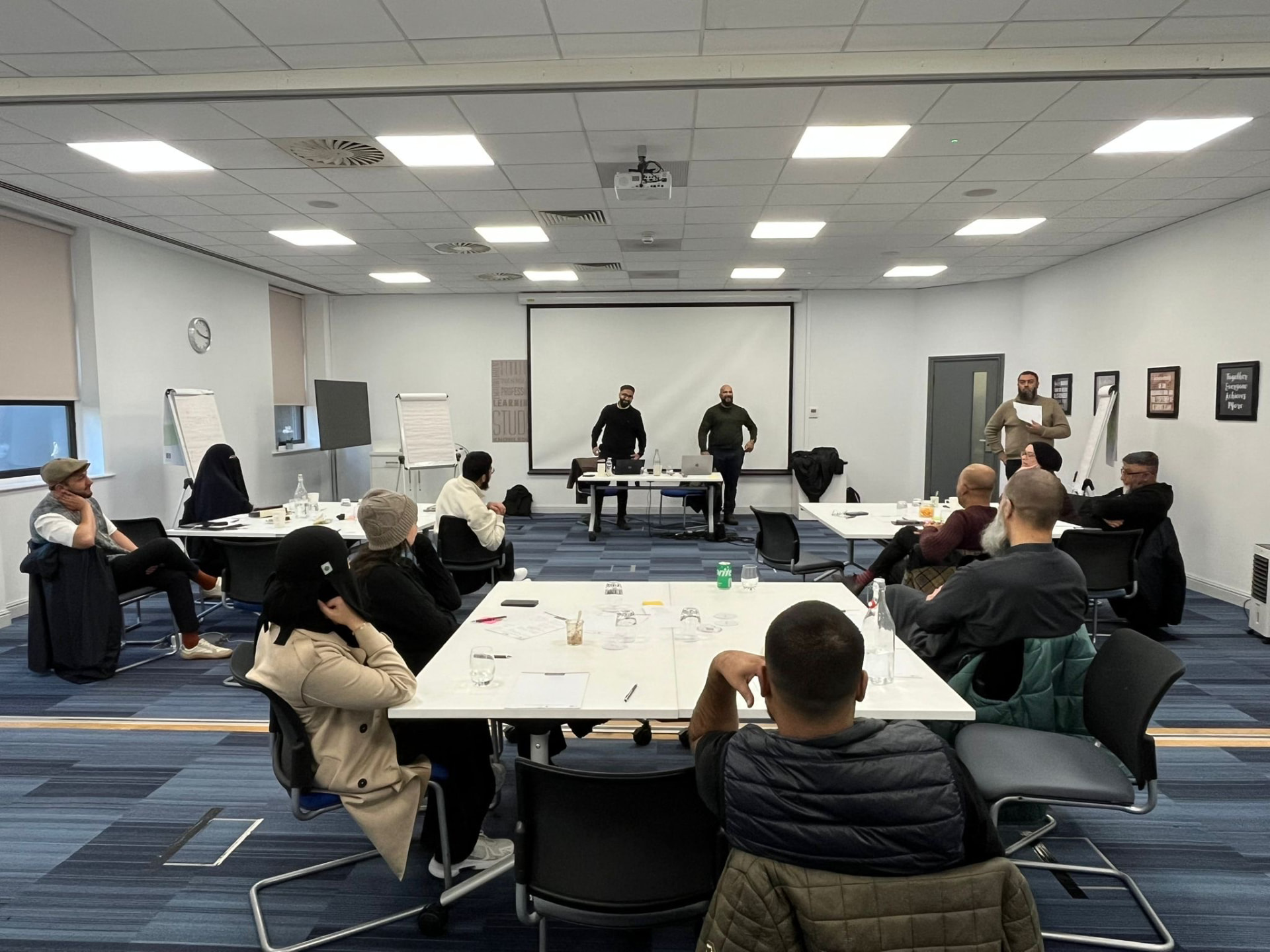 A Rediscover Salah workshop in progress